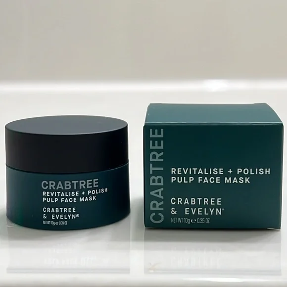 Crabtree and Evelyn revitalize plus polish pulp facemask. Size- .35 Oz. - Picture 3 of 4